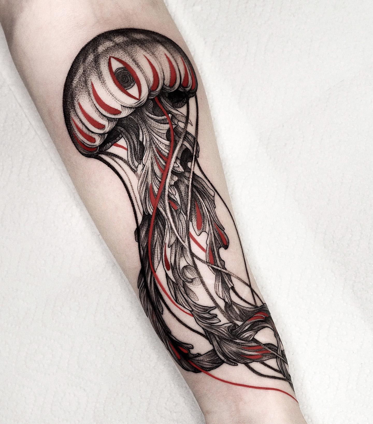 Jellyfish Tattoo Ideas 12