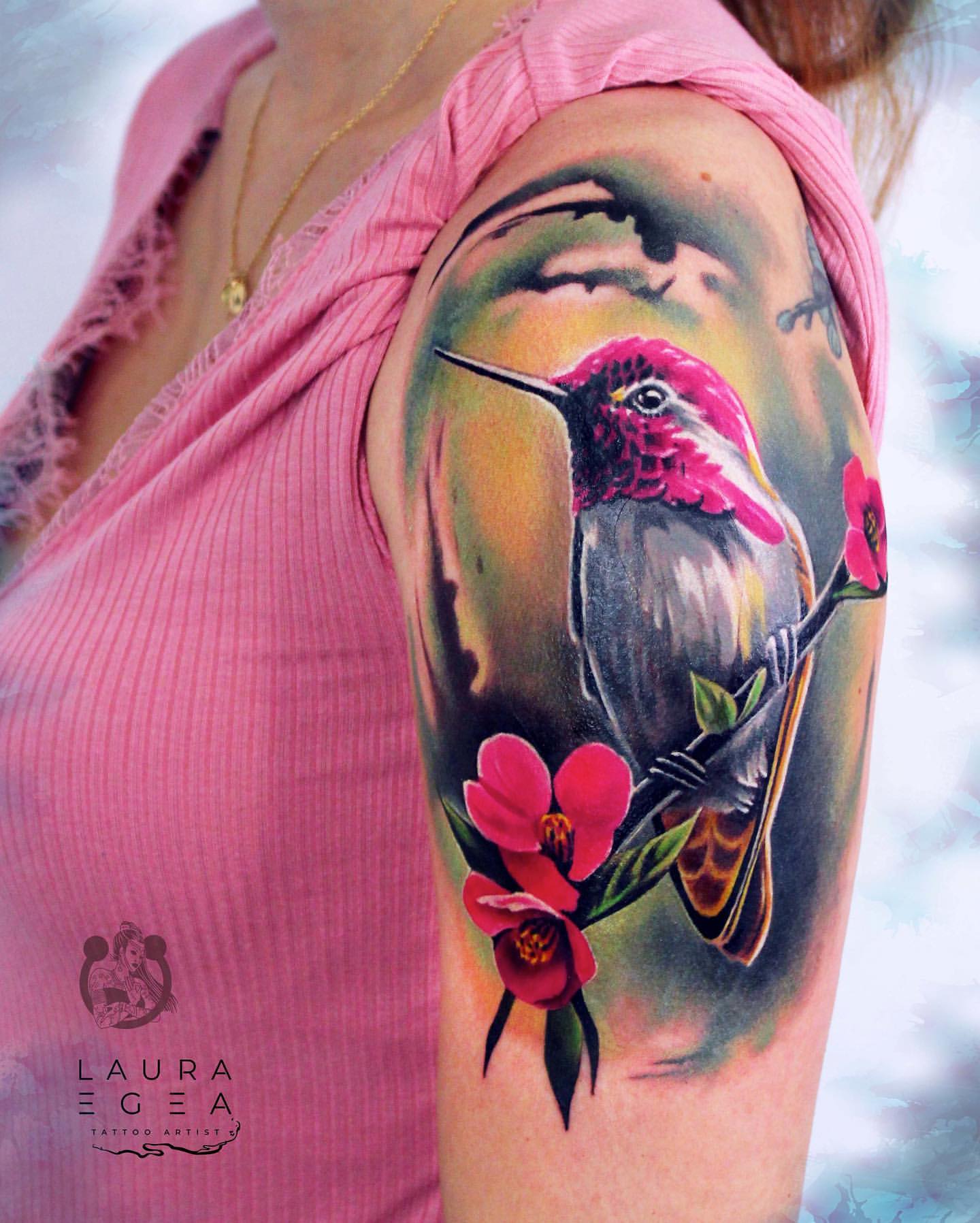 Hummingbird Tattoo Ideas 21