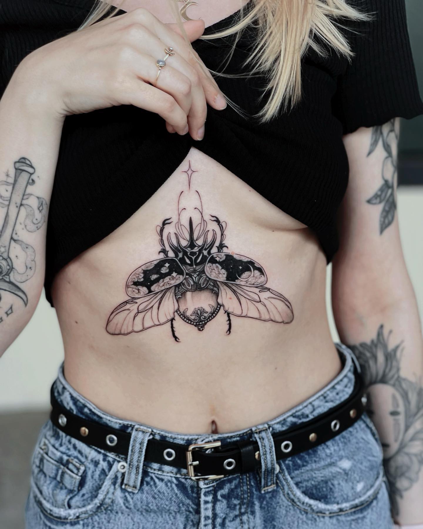 Scarab/Beetle Tattoo Ideas 21