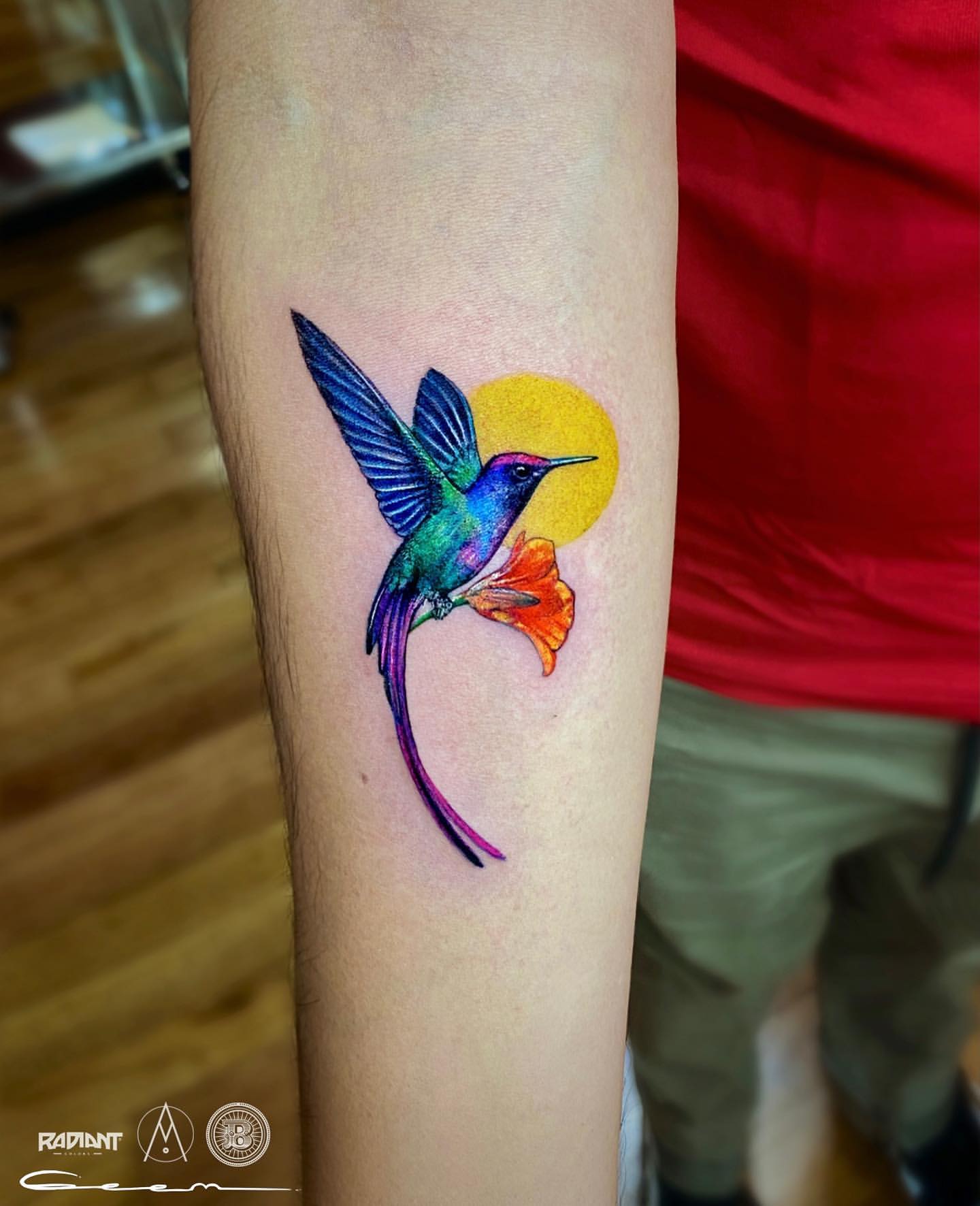 Hummingbird Tattoo Ideas 37