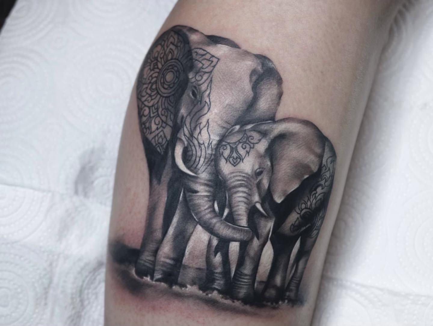 Elephant Tattoo Ideas 29