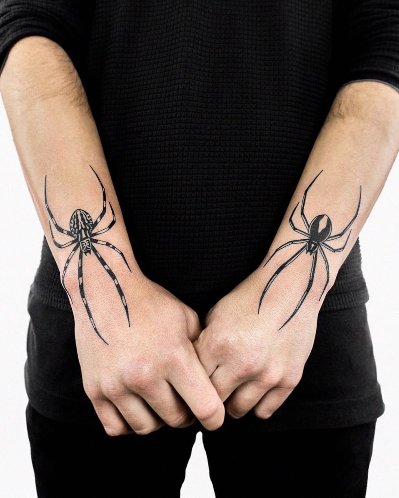 30 Dark & Scary Spider Tattoo Ideas for Men & Women in 2023