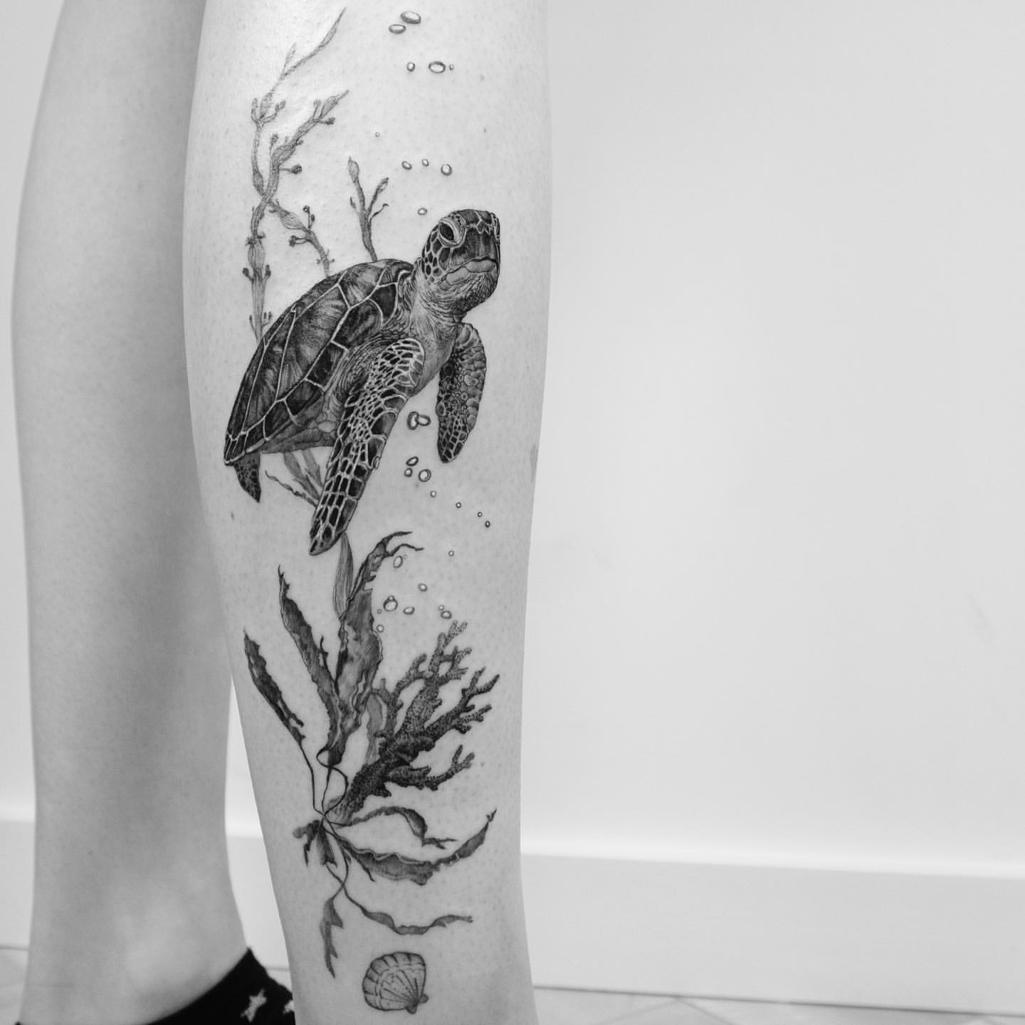Sea Turtle Tattoo Ideas 16