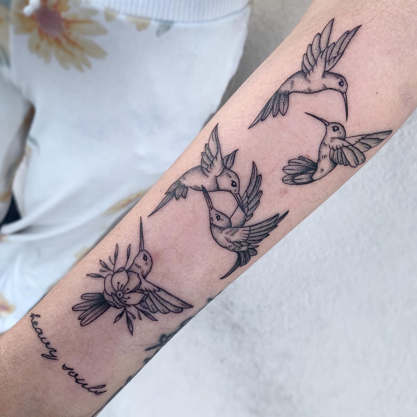 Hummingbird Tattoo Ideas 38