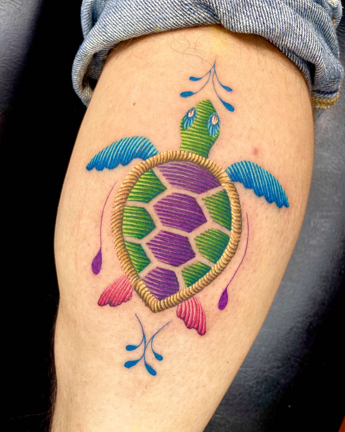 Sea Turtle Tattoo Ideas 12