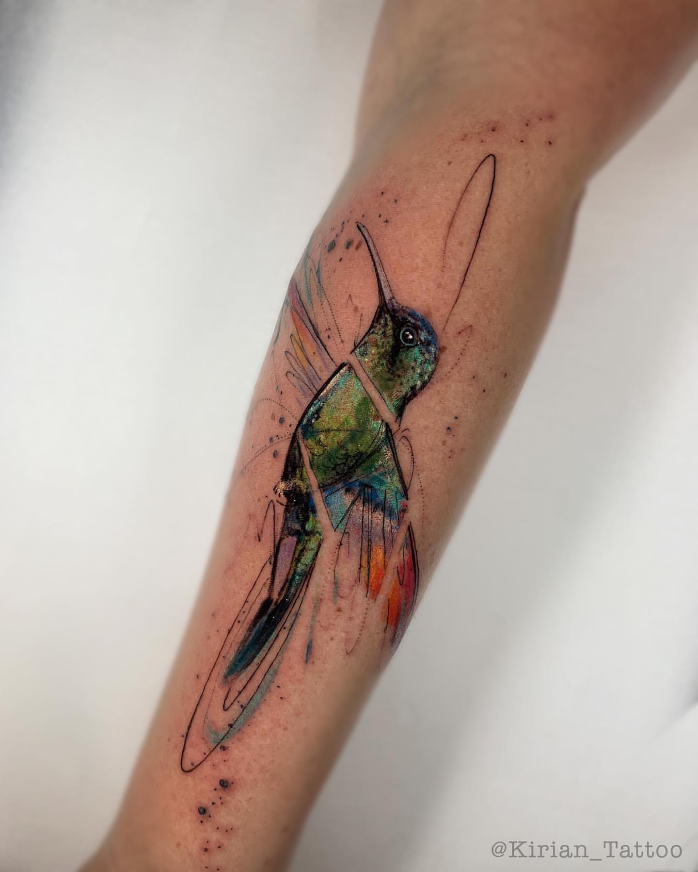 Hummingbird Tattoo Ideas 43