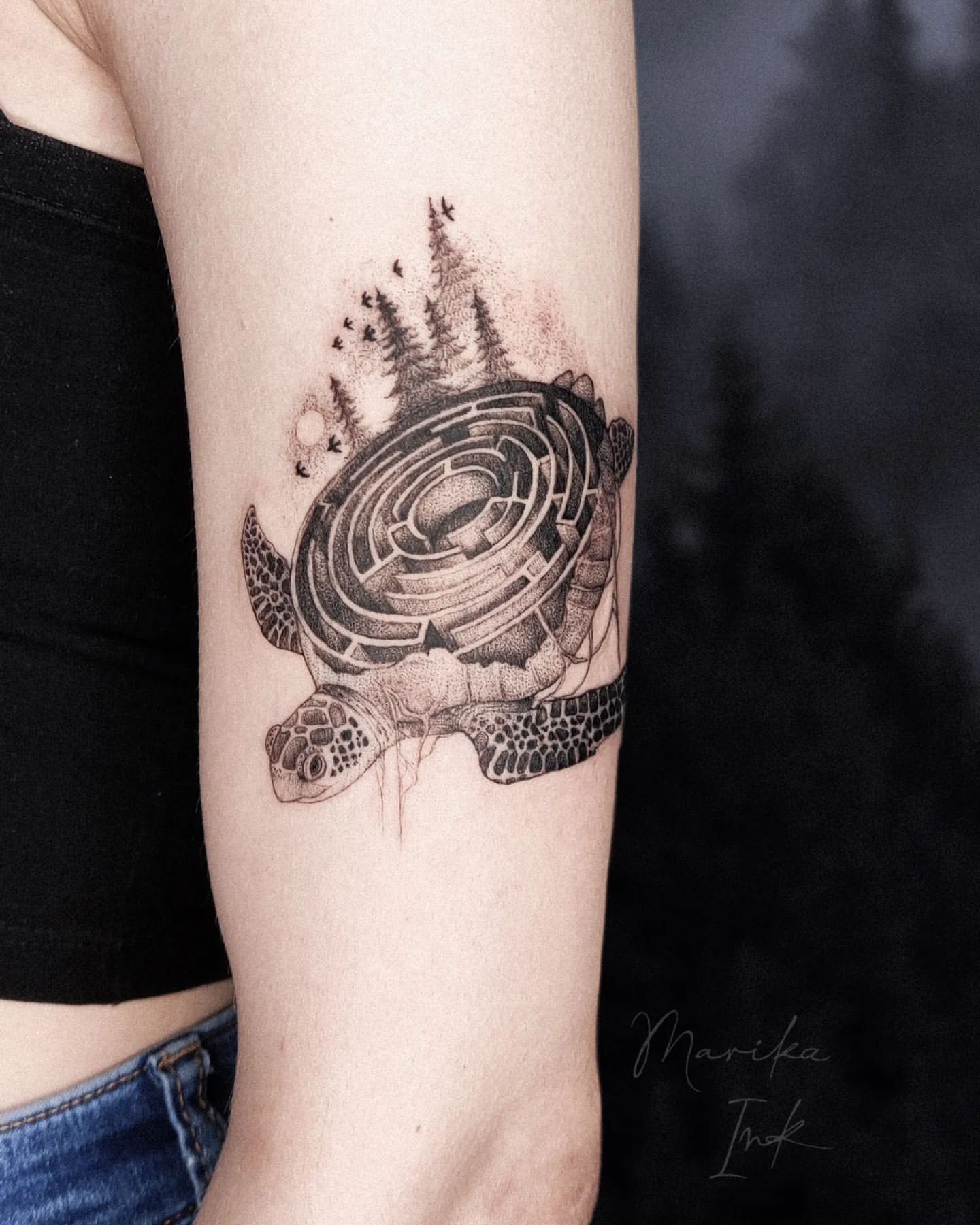 Sea Turtle Tattoo Ideas 19