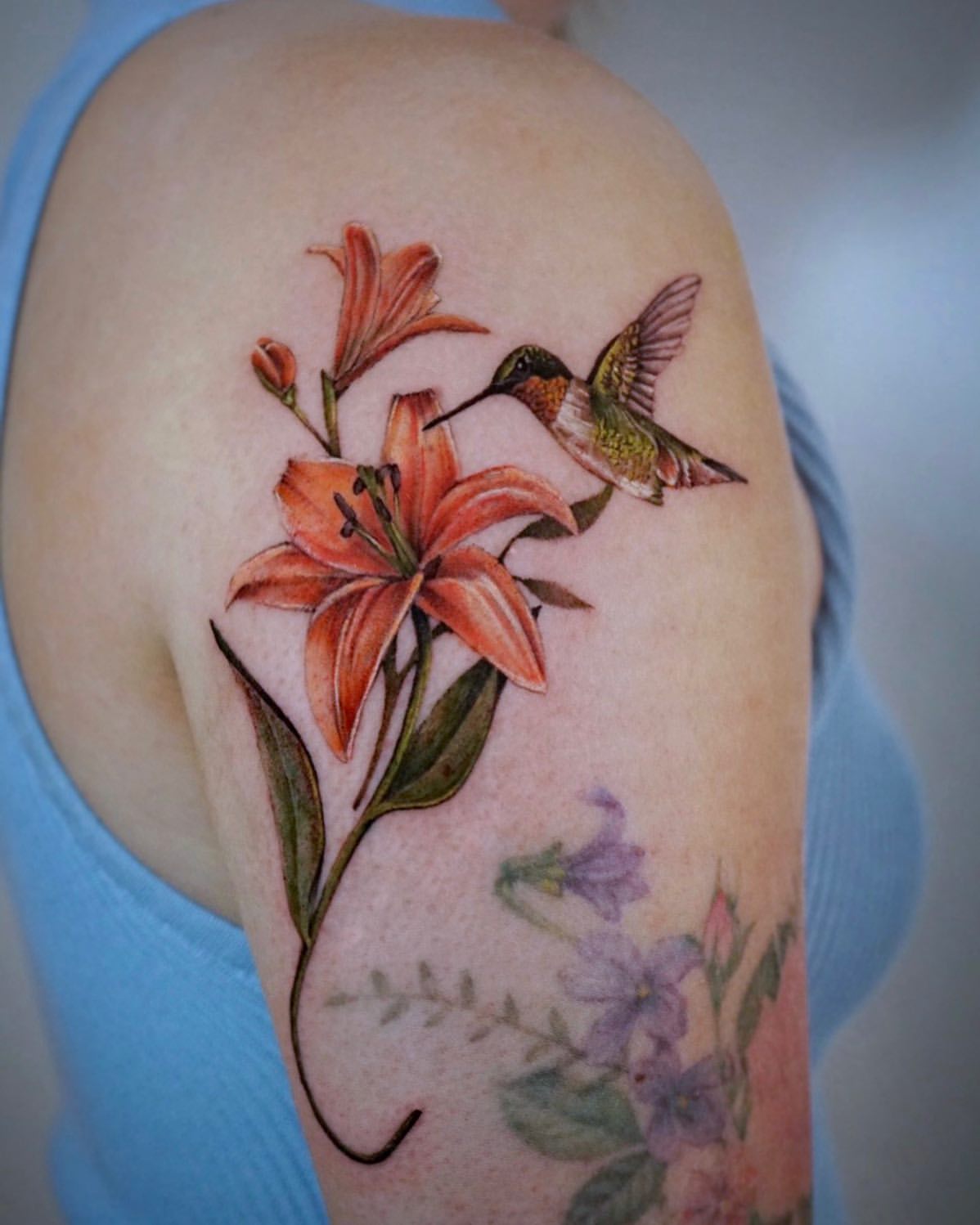 Hummingbird Tattoo Ideas 56