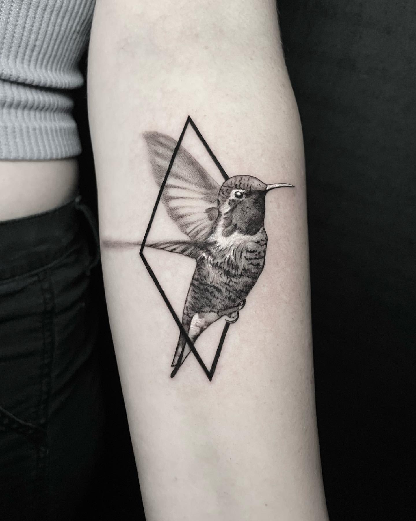 Hummingbird Tattoo Ideas 42