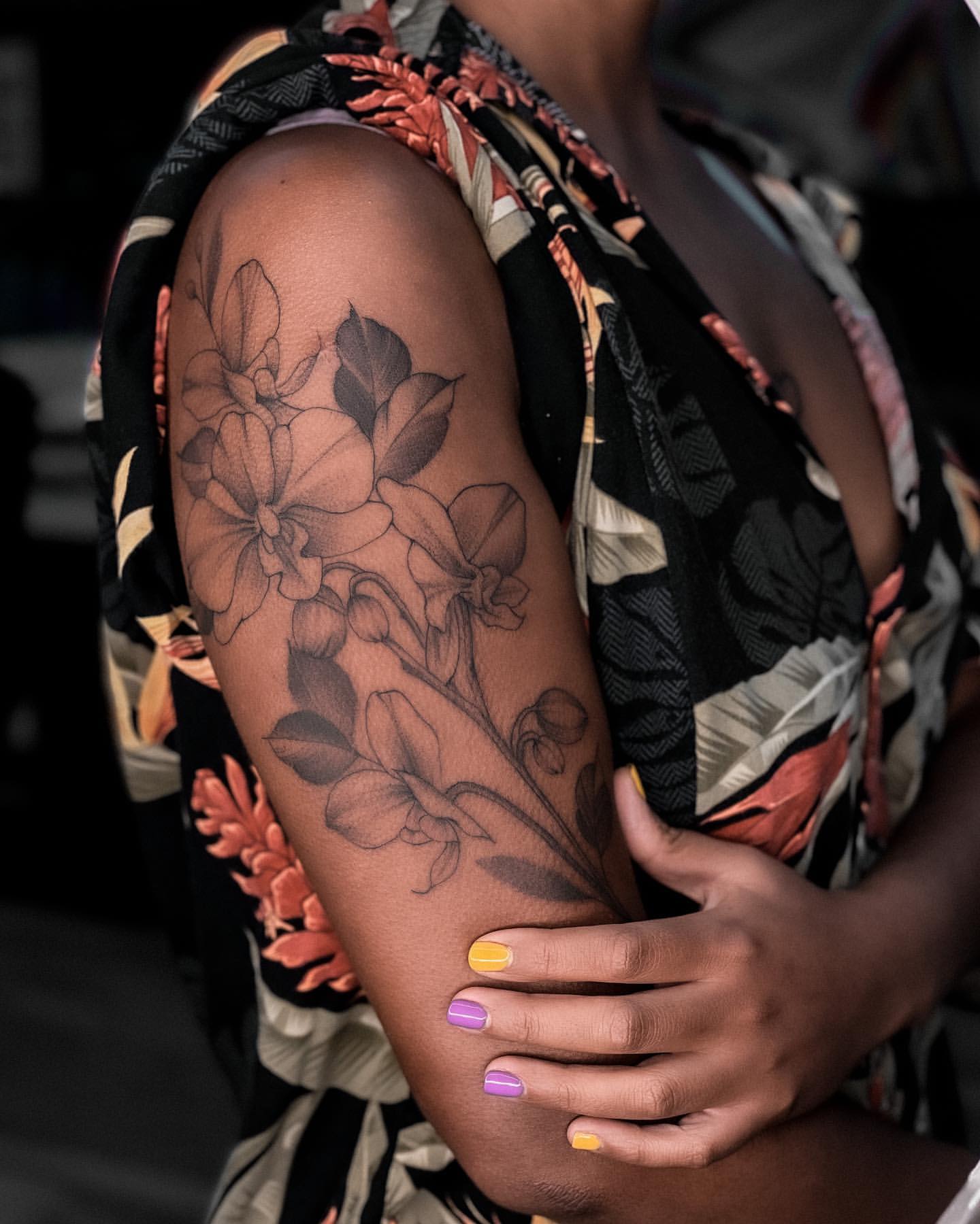 Black Skin Tattoo Ideas 32