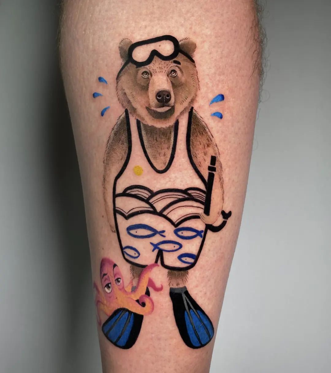 Bear Tattoo Ideas 18
