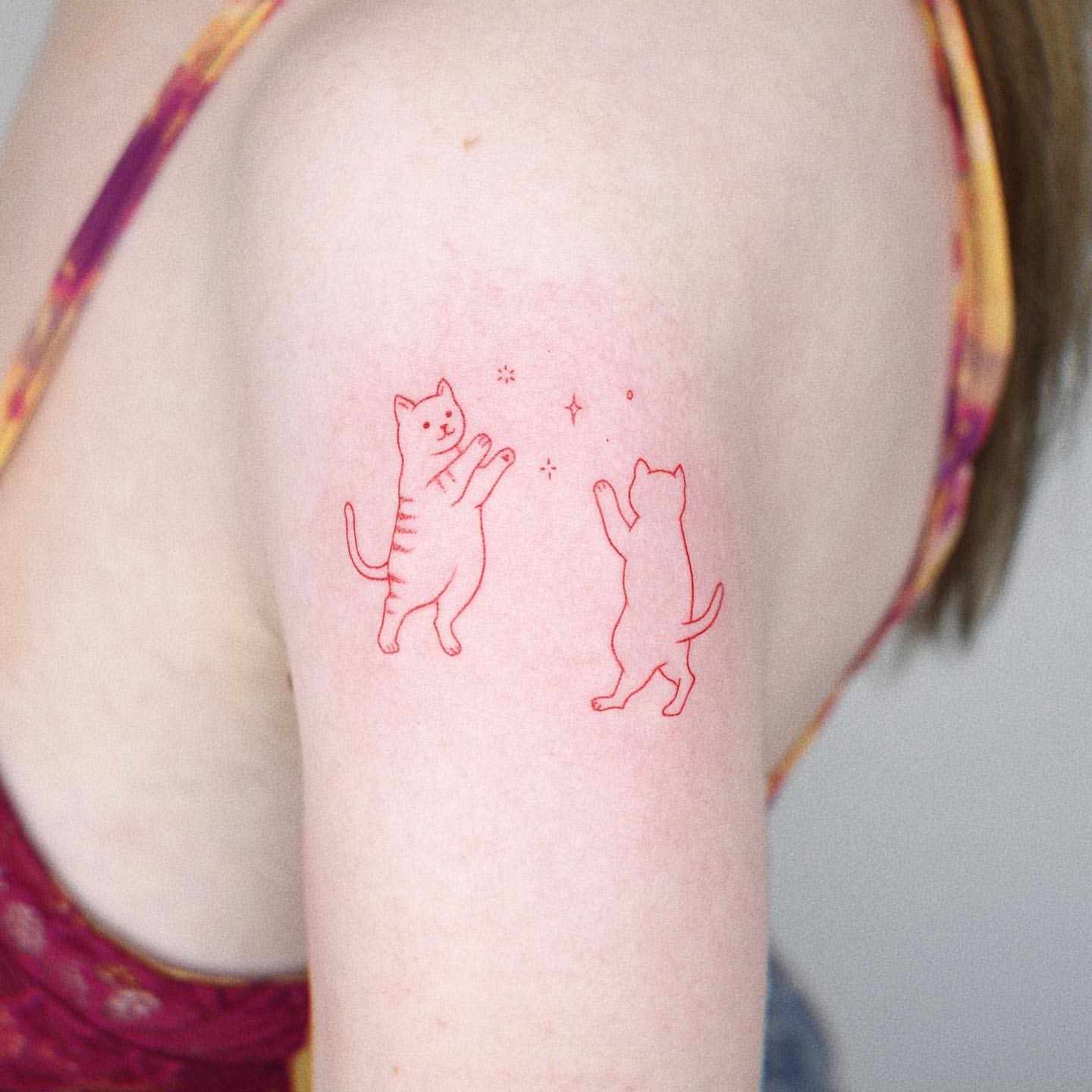 32 Cute Cat Tattoo Ideas for Women in 2023