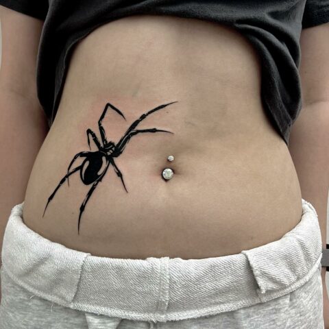 30 Dark & Scary Spider Tattoo Ideas for Men & Women in 2023