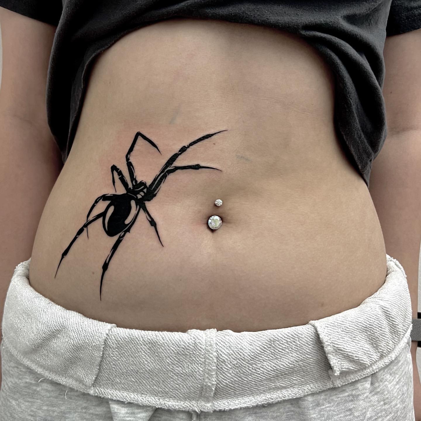 Details 99+ about basic spider tattoo latest .vn