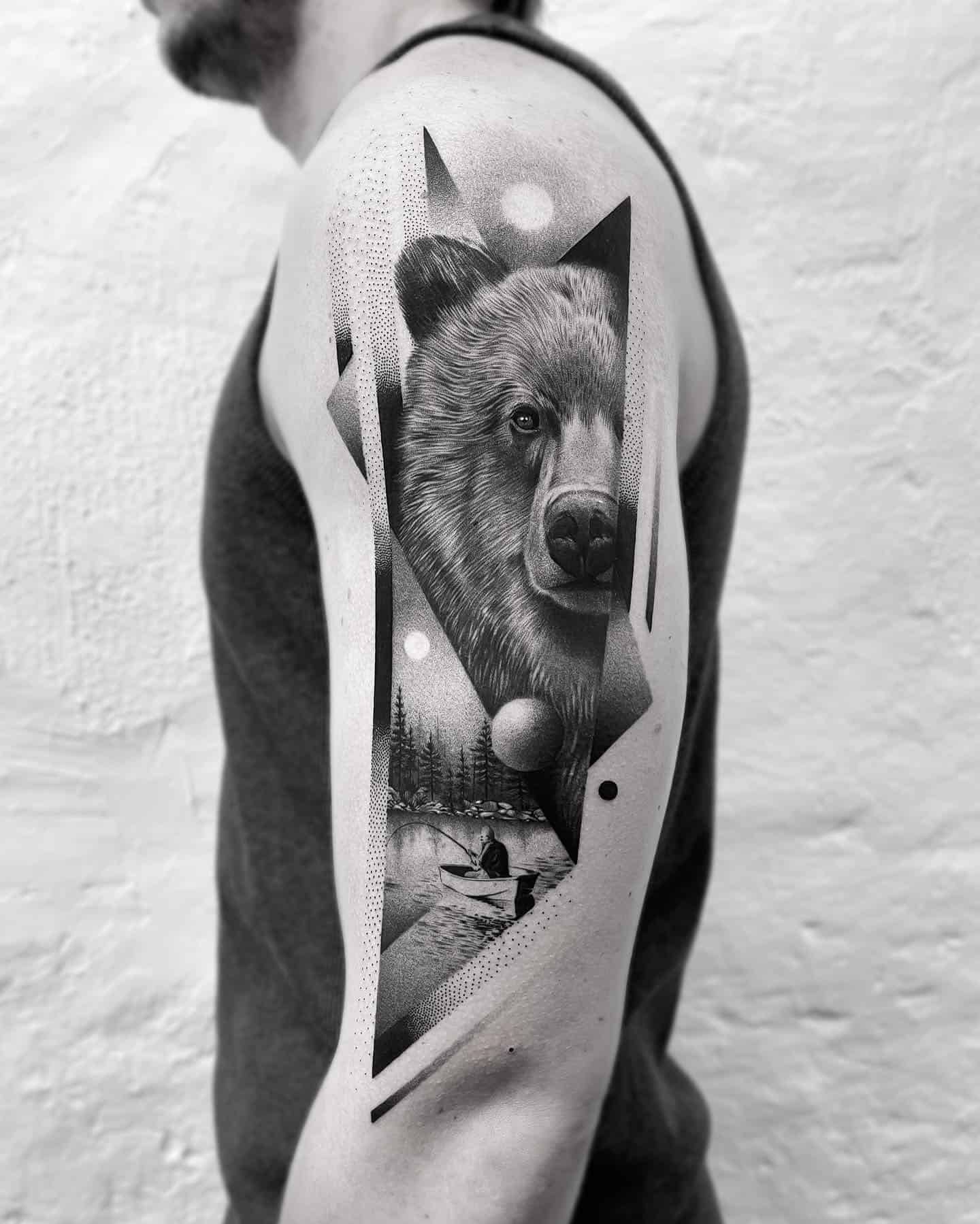 Bear Tattoo Ideas 27
