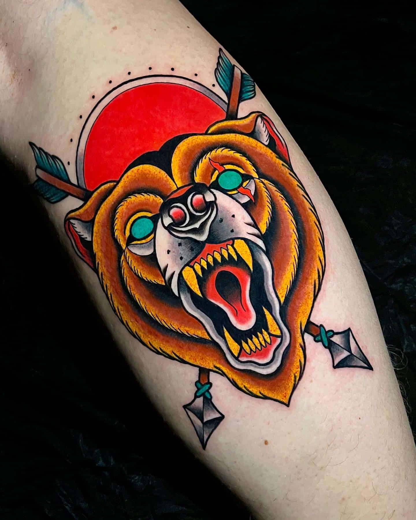 Bear Tattoo Ideas 32