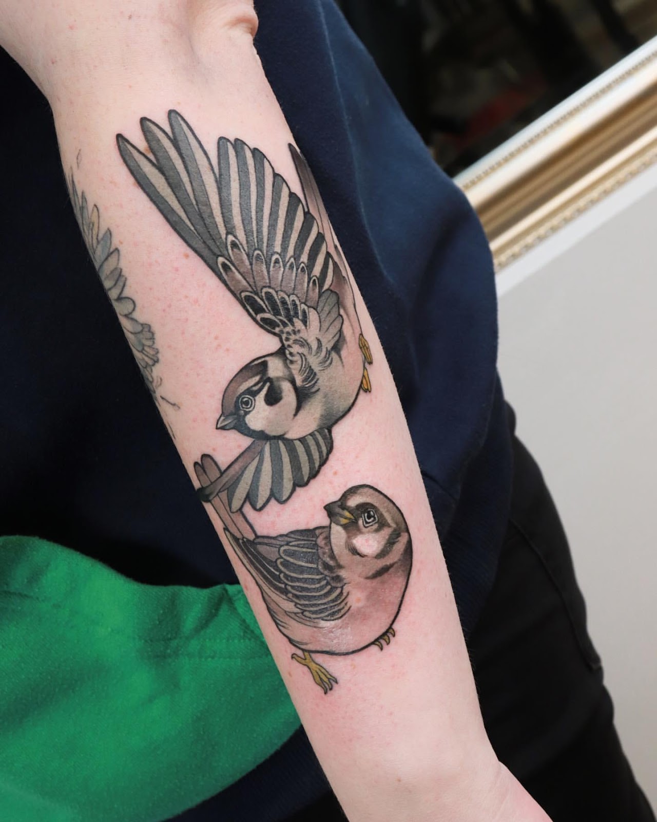 Sparrow Tattoo Ideas 33