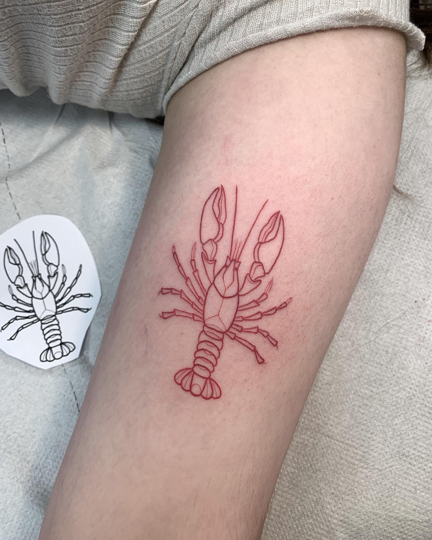 Lobster Tattoo Ideas 4