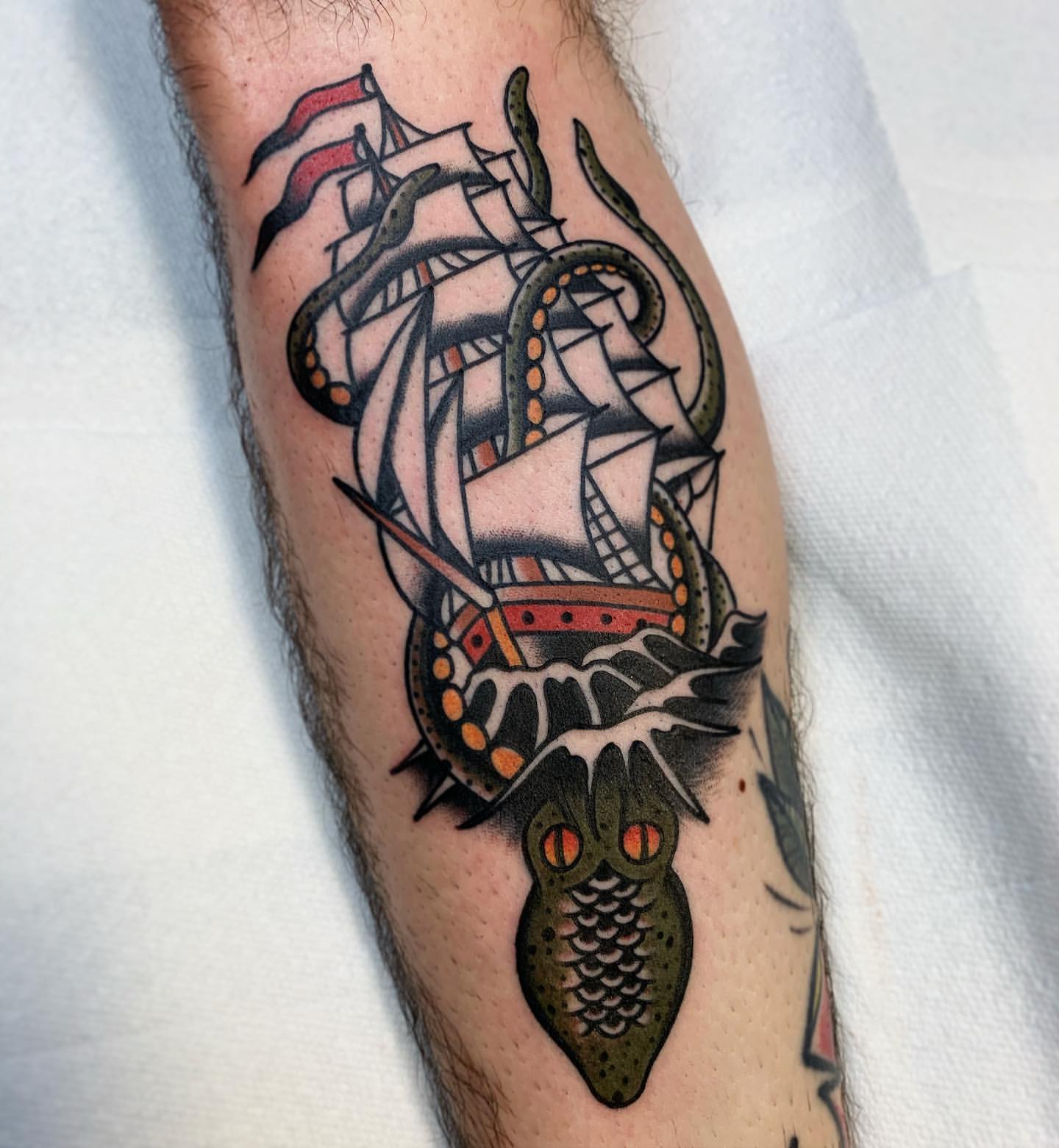 Kraken Tattoo Ideas 2