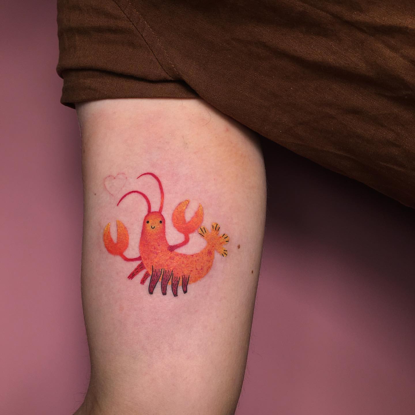 Lobster Tattoo Ideas 9