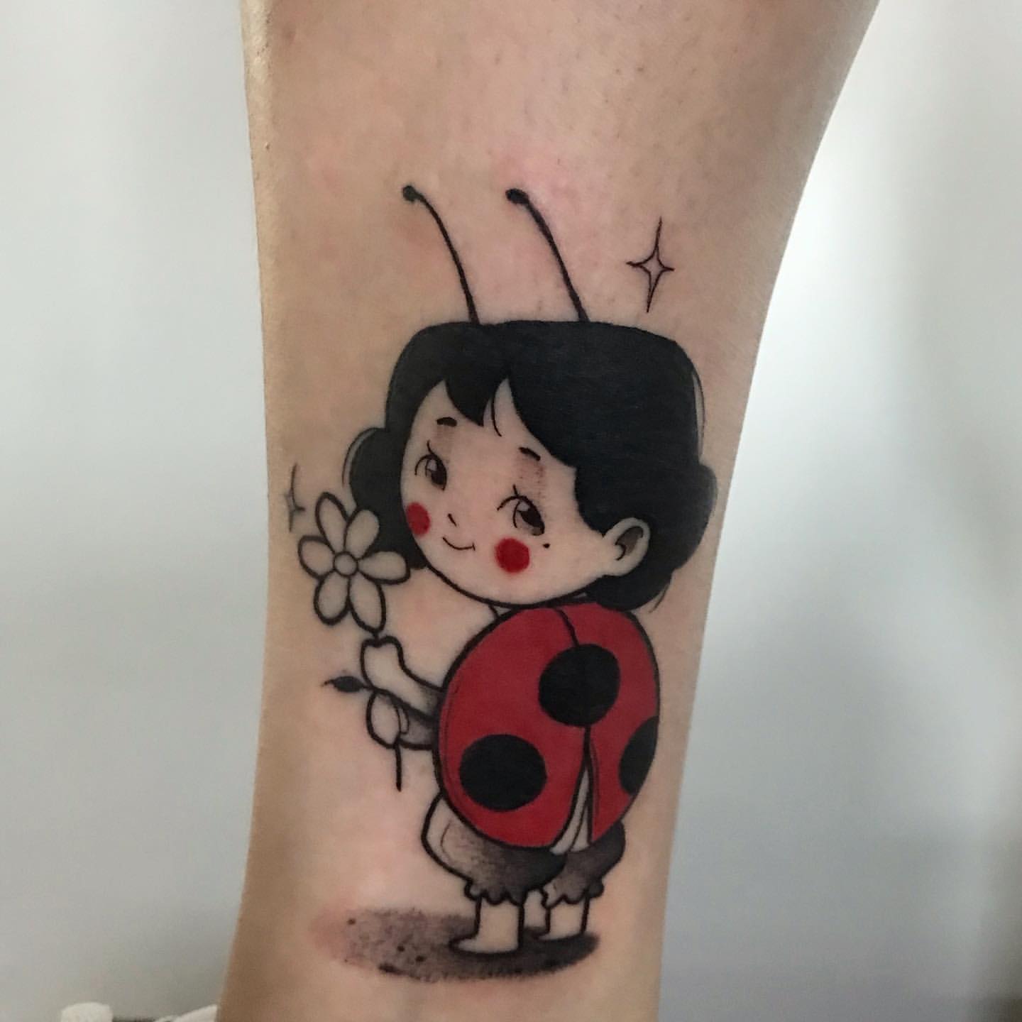Ladybug Tattoo Ideas 7