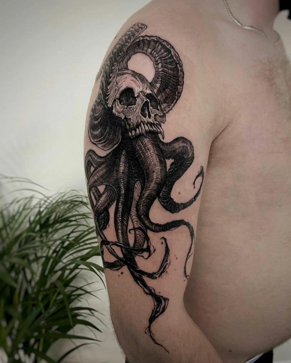 Kraken Tattoo Ideas 8