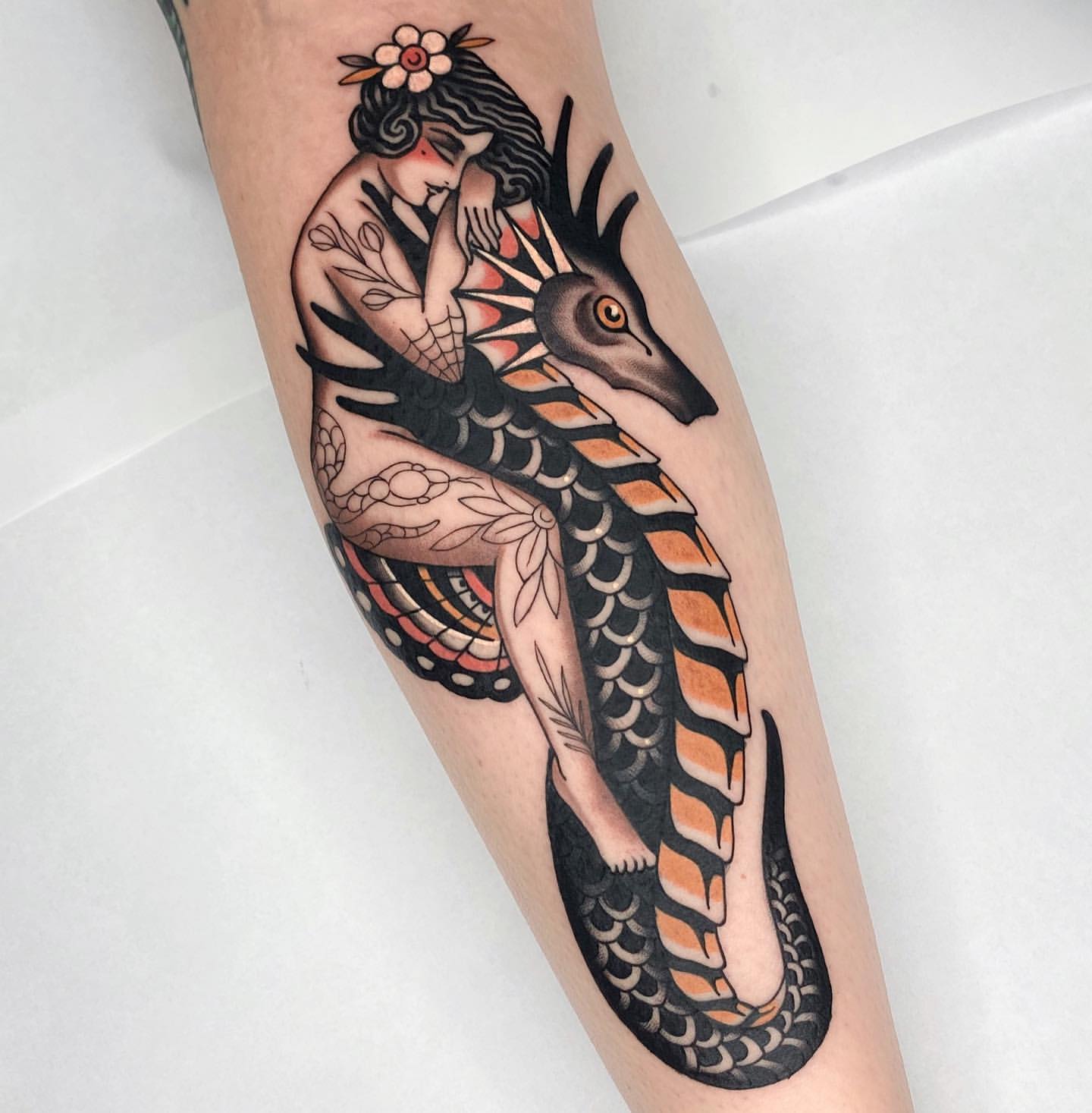 Seahorse Tattoo Ideas 15