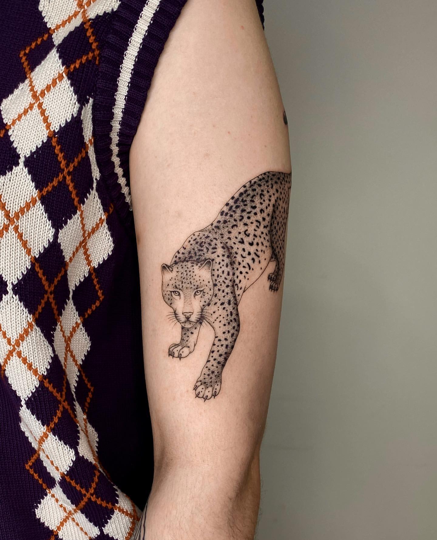 Leopard and Jaguar Tattoo Ideas 13