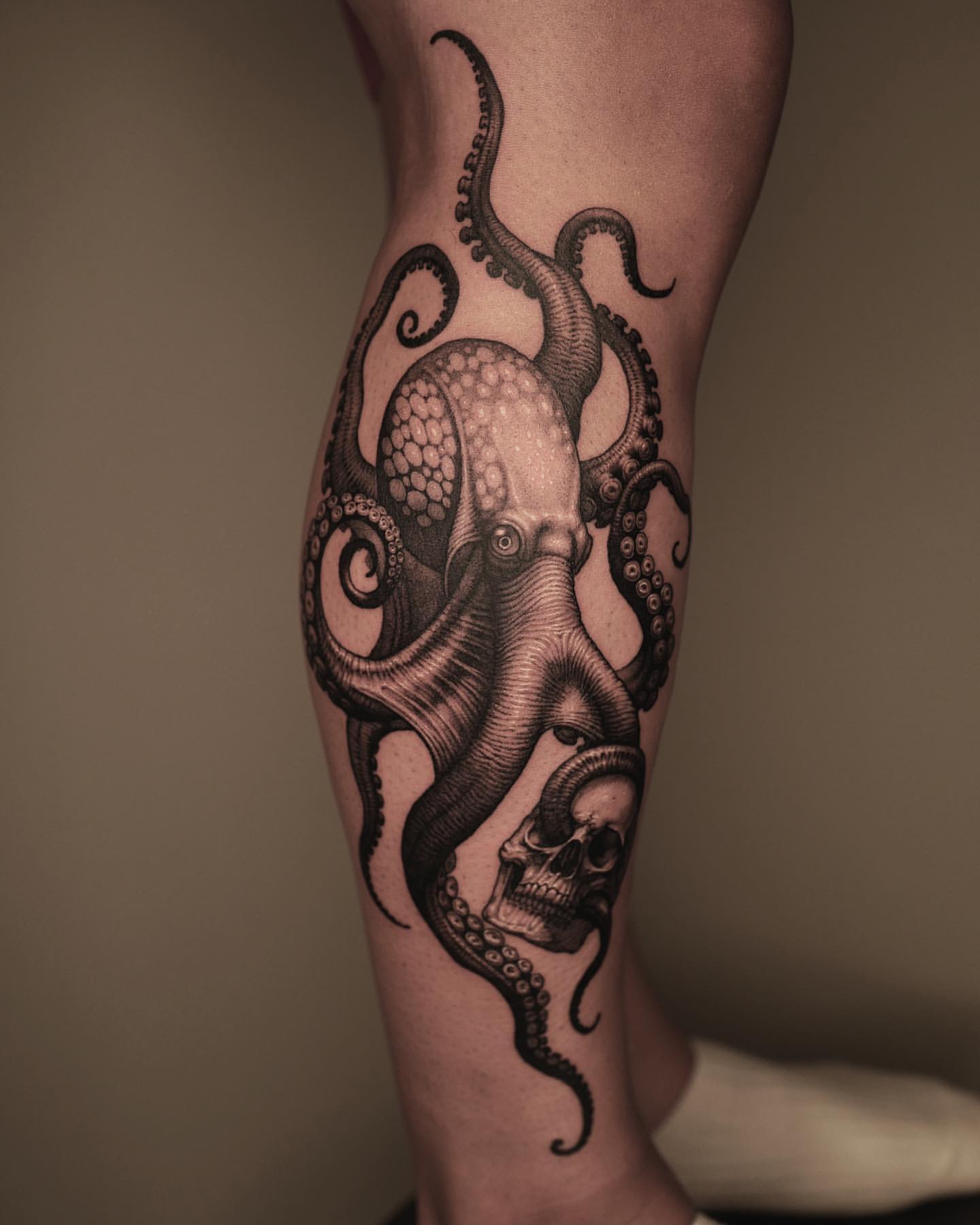 Kraken Tattoo Ideas 17