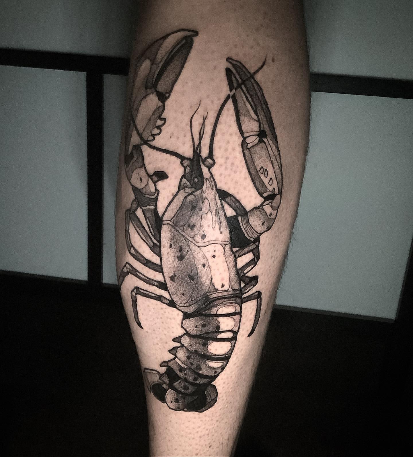 Lobster Tattoo Ideas 28