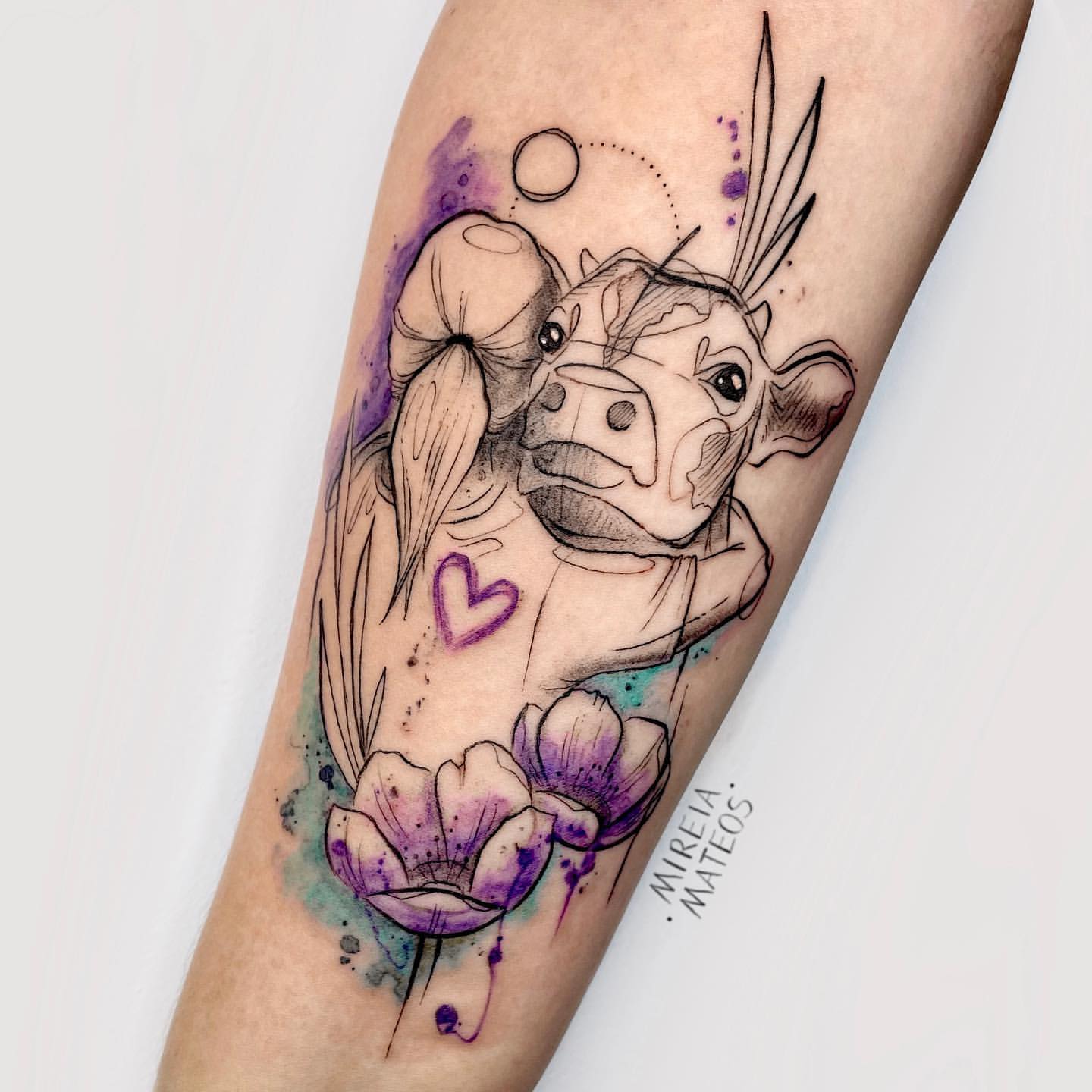 Cow Tattoo Ideas 24