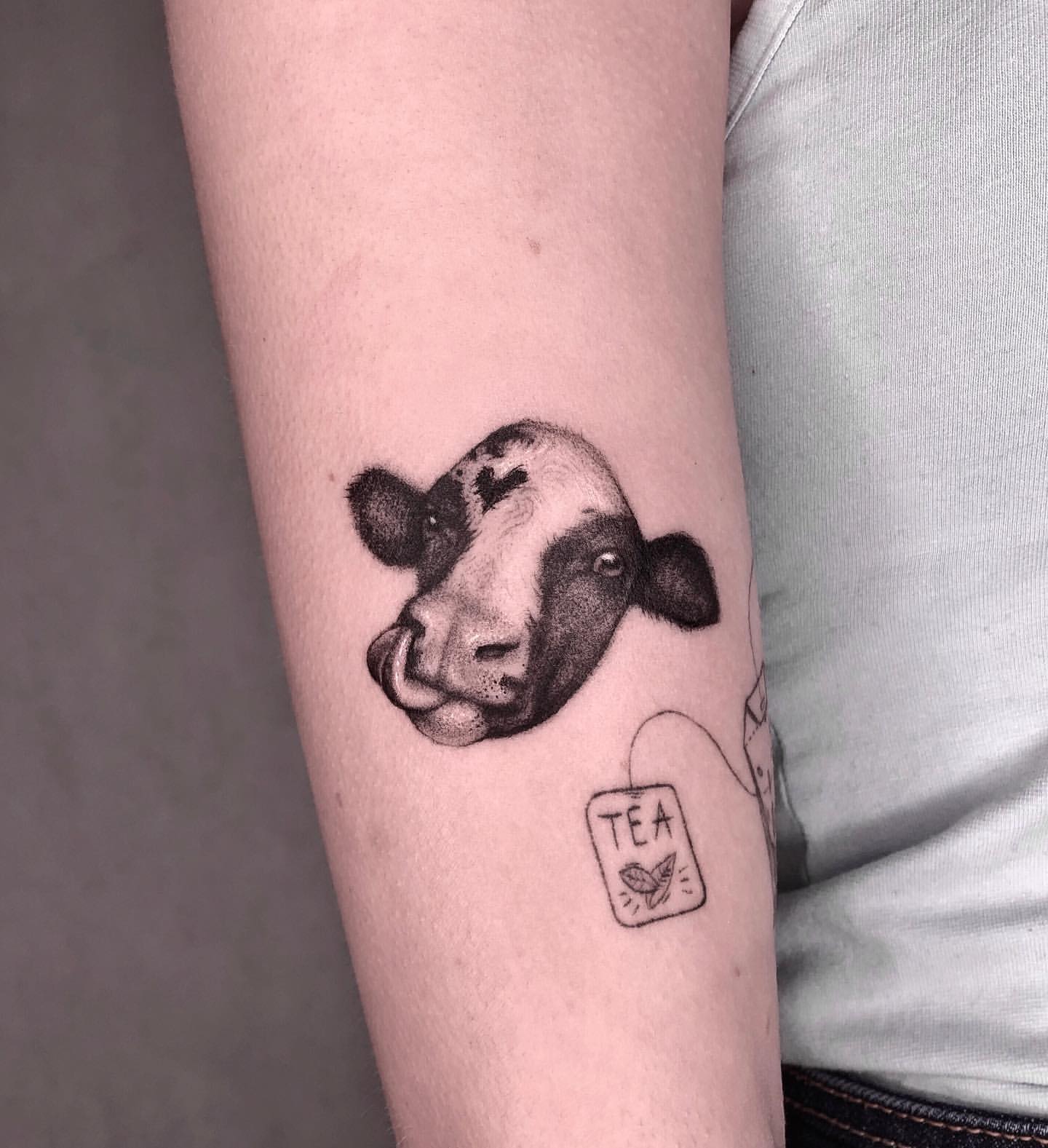 Cow Tattoo Ideas 23