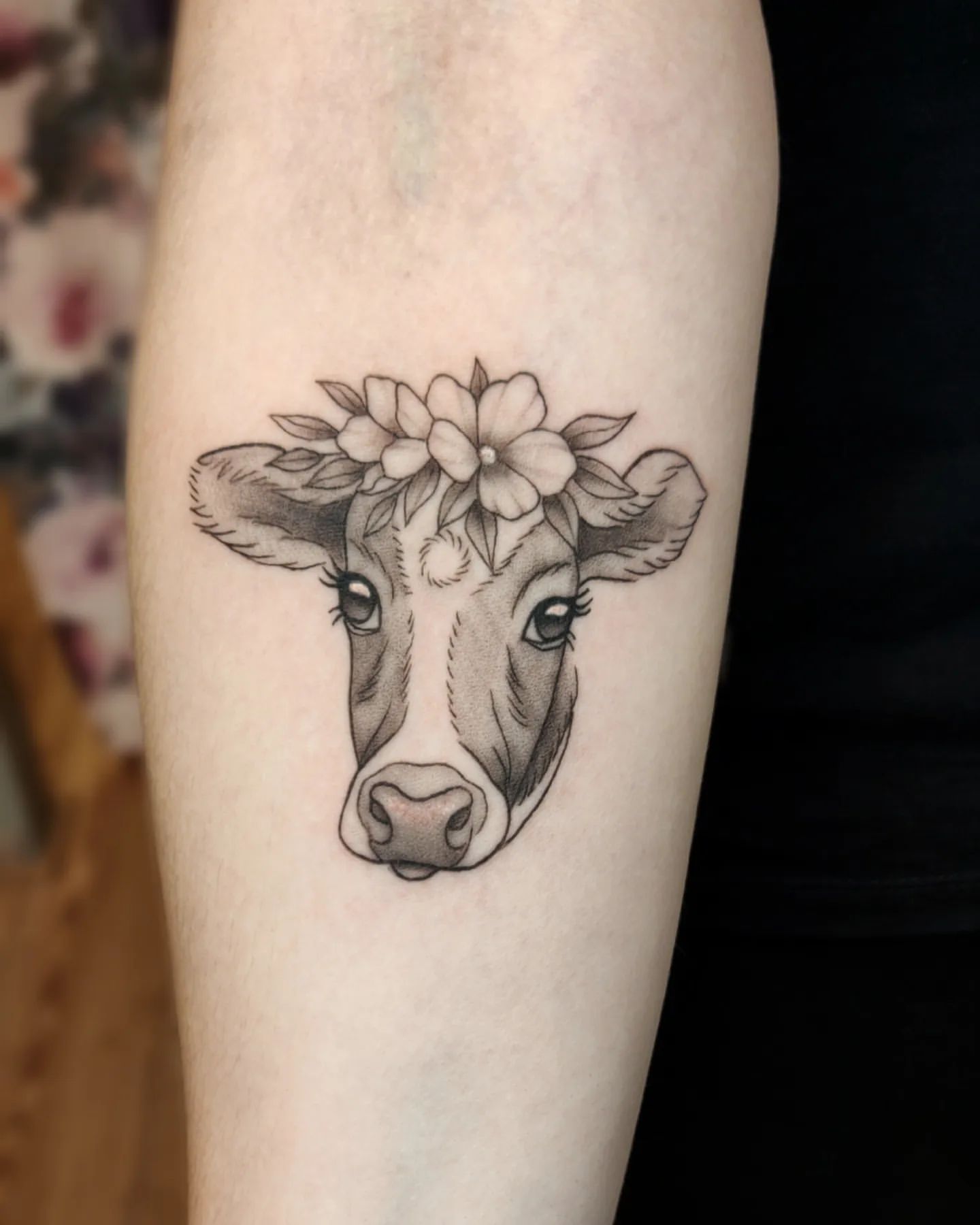 Cow Tattoo Ideas 27