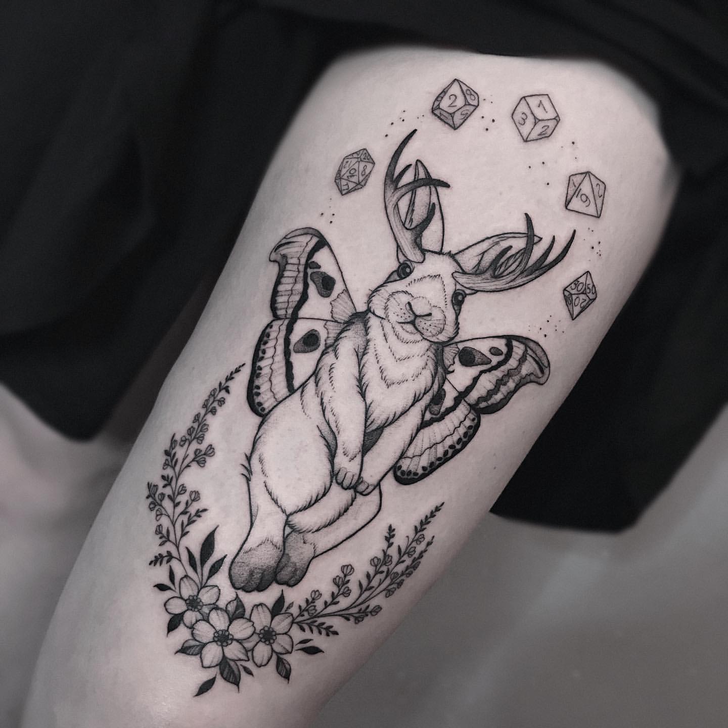 Rabbit Tattoo Ideas 23