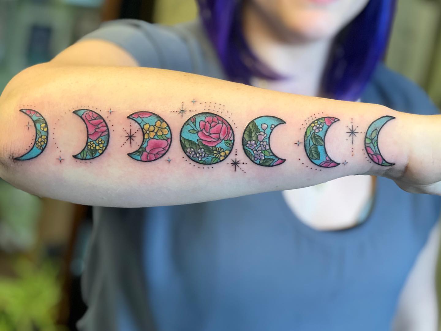 30 Awesome Moon Phases Tattoo Ideas for Men & Women in 2023