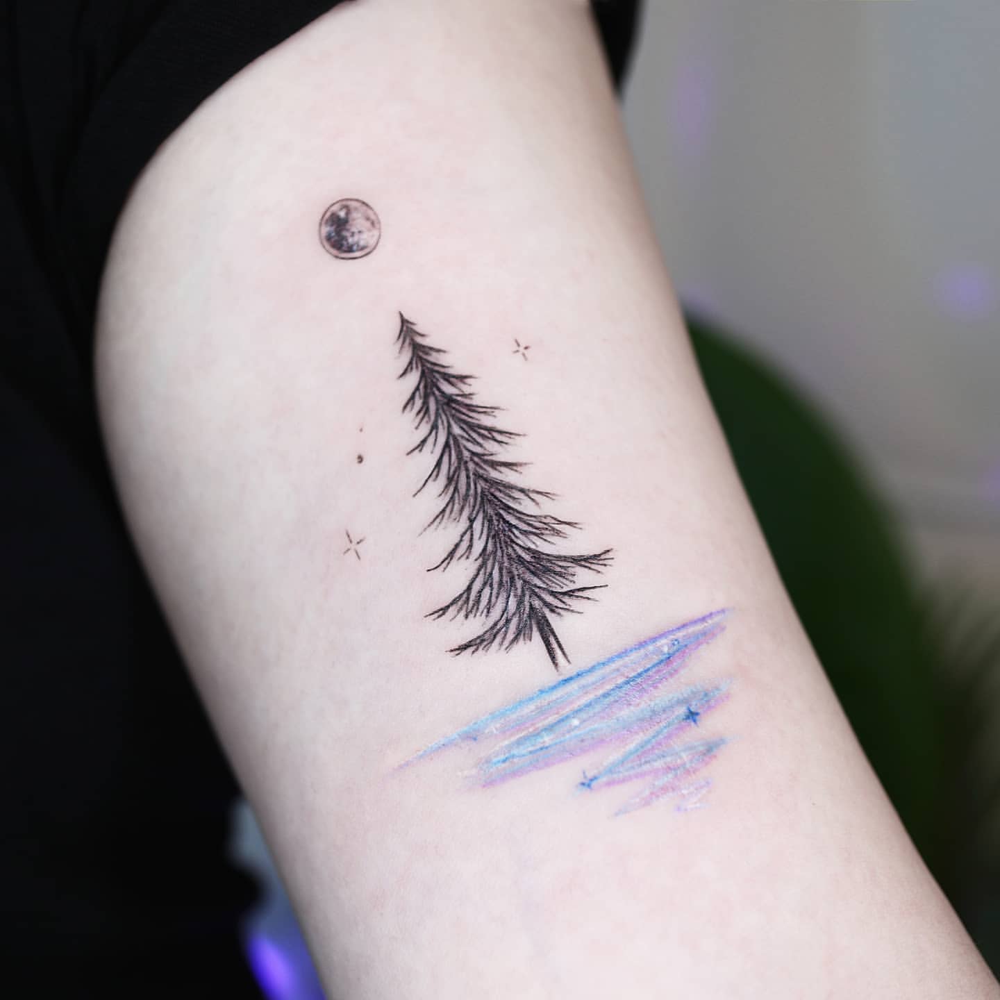 Pine Tree Tattoo Ideas 1