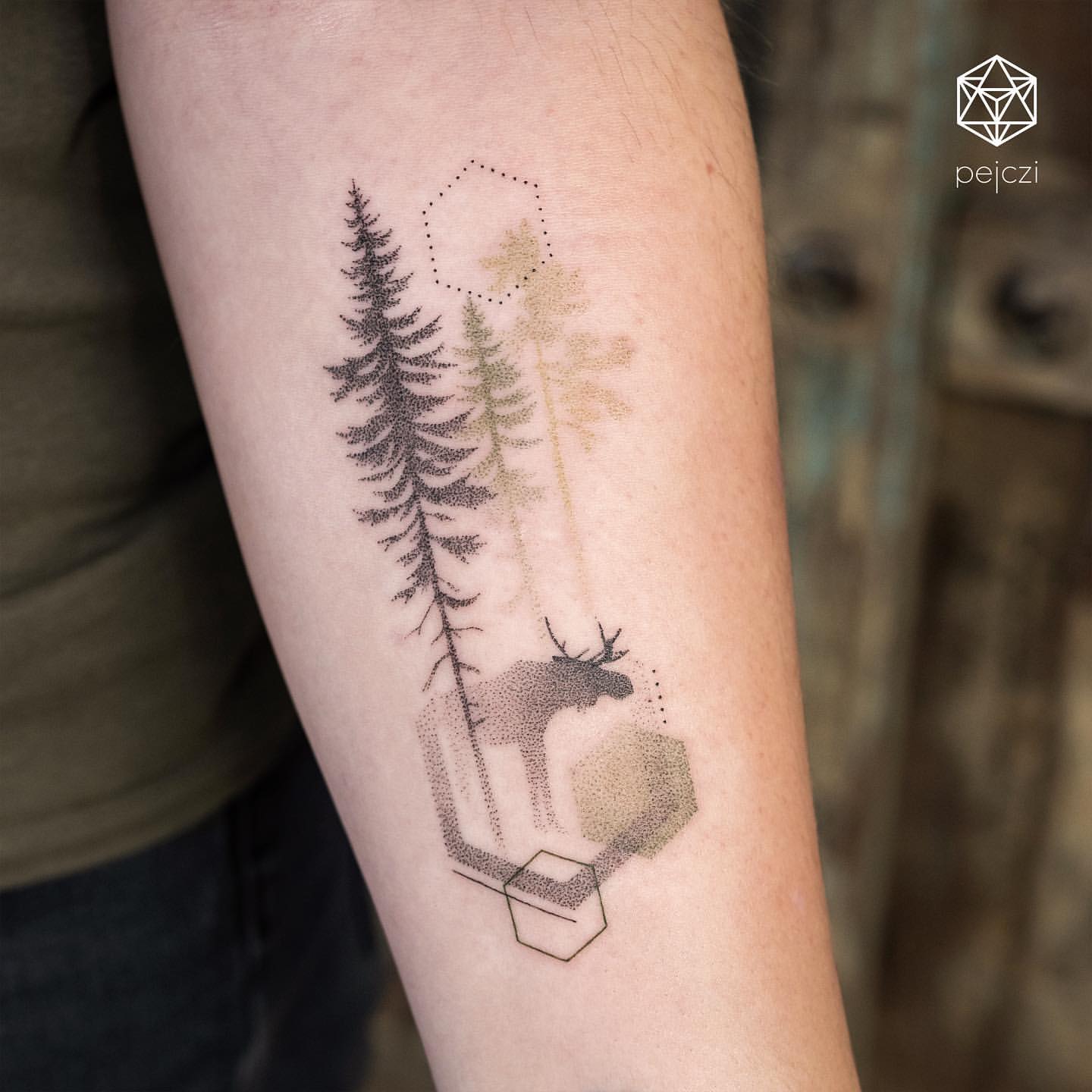 Pine Tree Tattoo Ideas 4