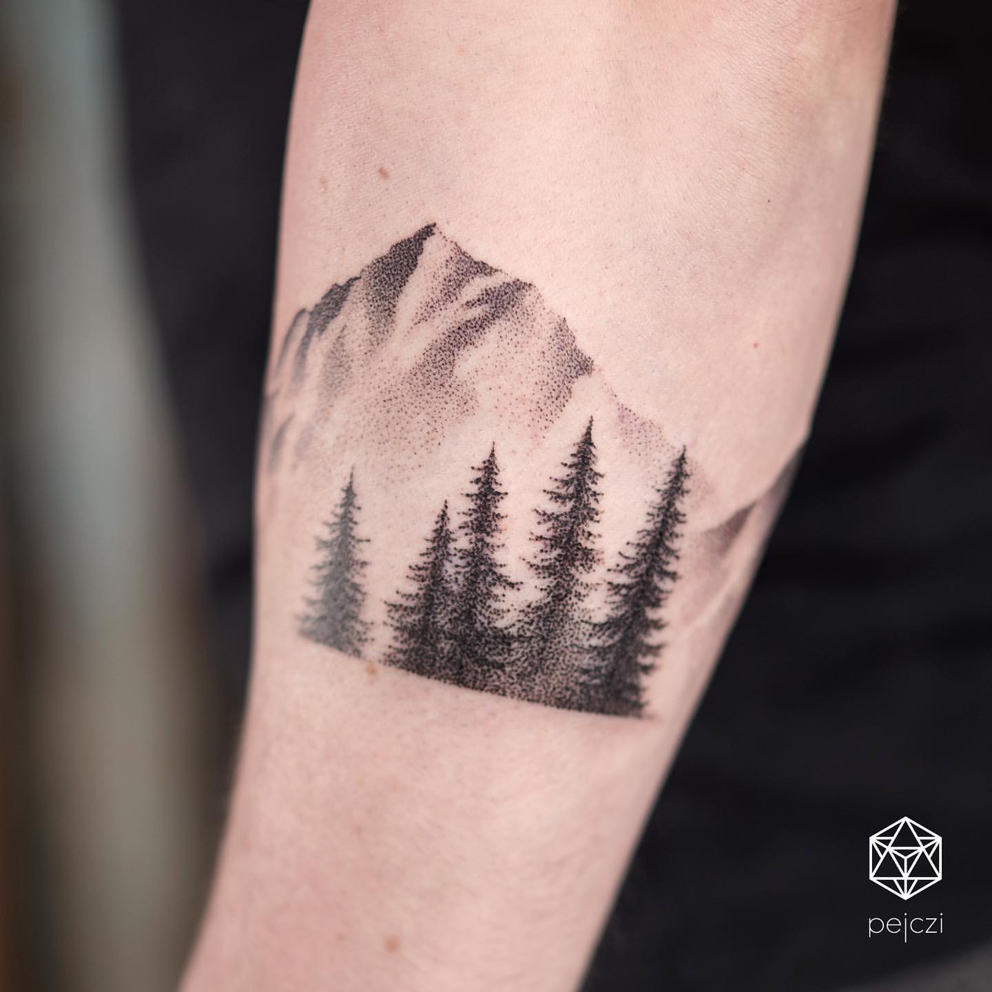 Pine Tree Tattoo Ideas 6