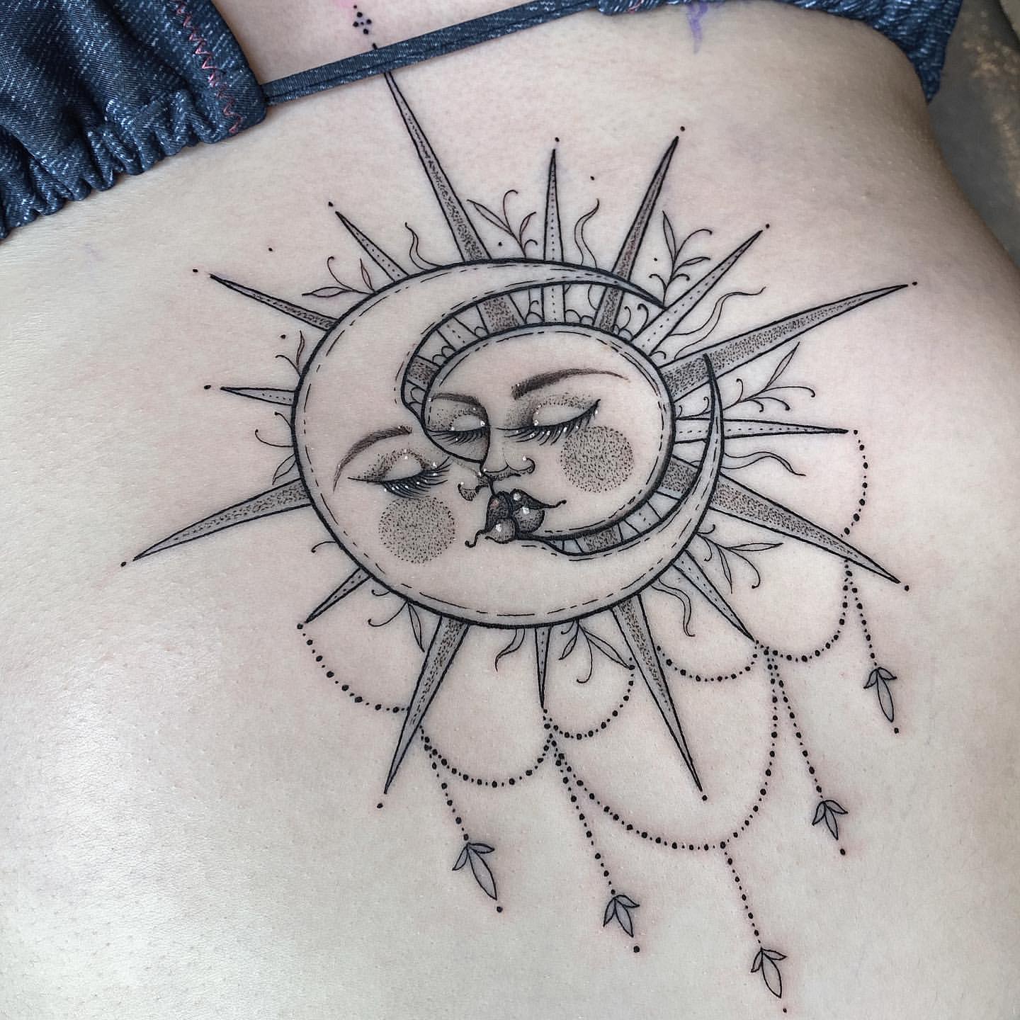 Sun and Moon Tattoo Ideas 2