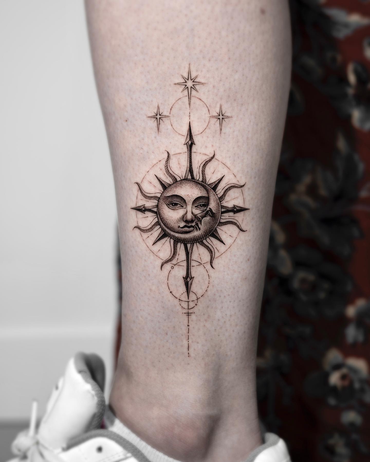 Sun and Moon Tattoo Ideas 5