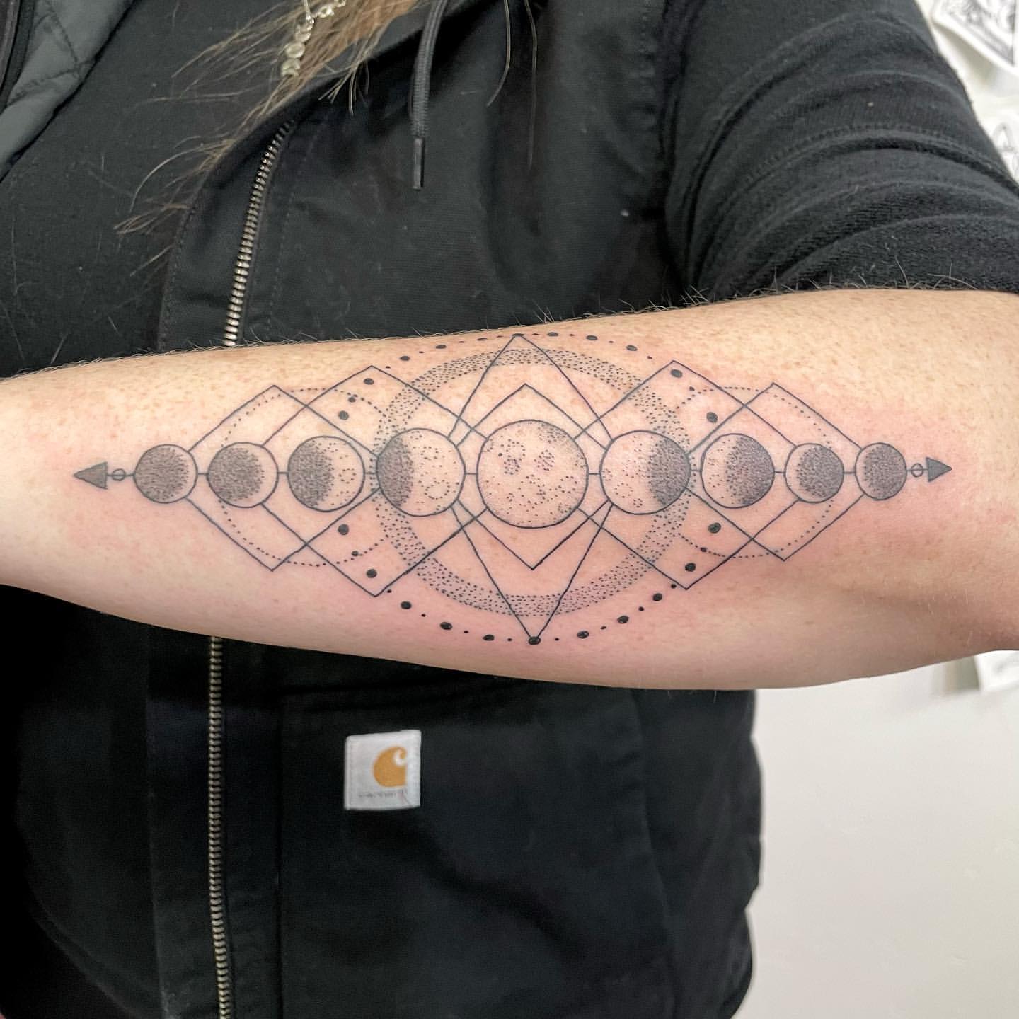 30 Awesome Moon Phases Tattoo Ideas for Men & Women in 2023