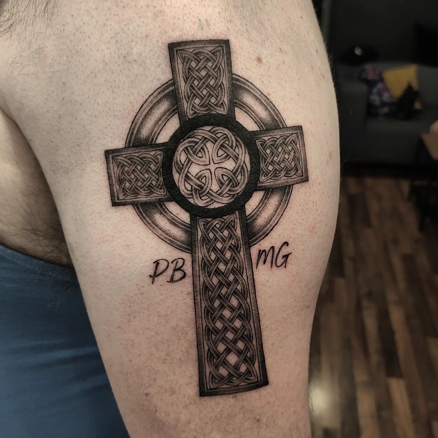 Celtic Cross Tattoo Ideas 11