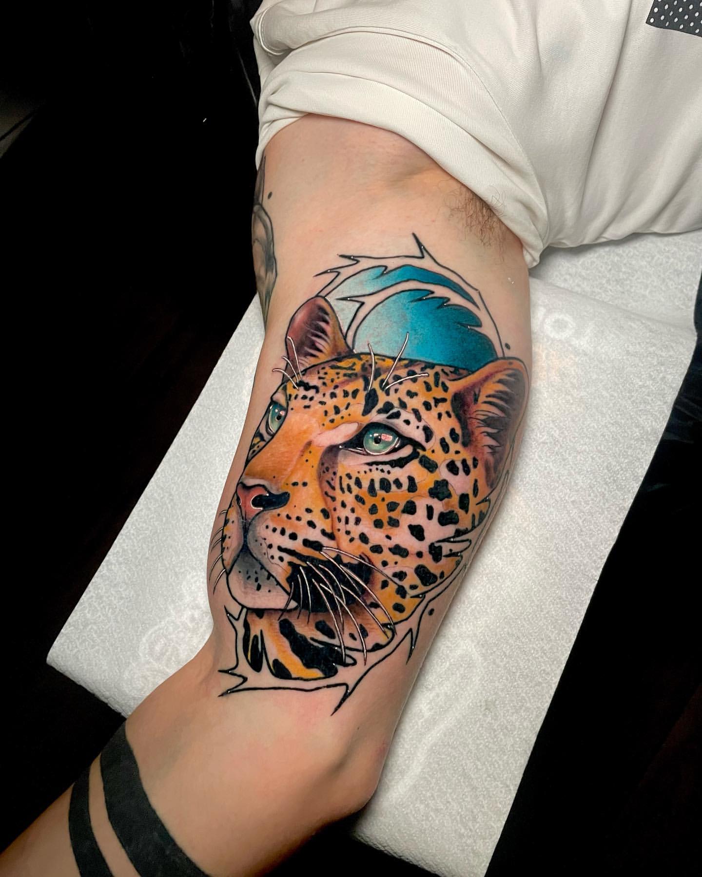 Cheetah Tattoo Ideas 20