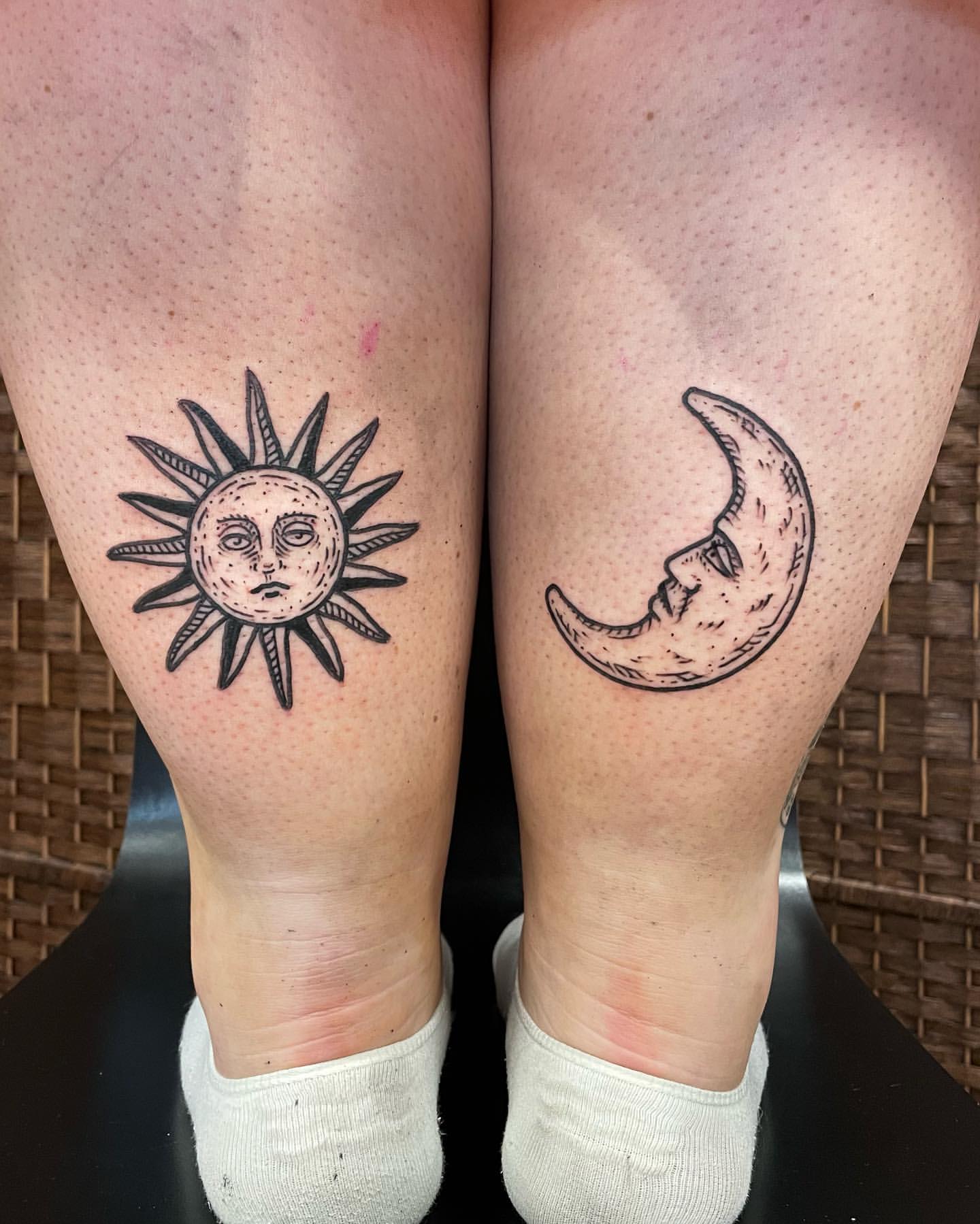 Sun and Moon Tattoo Ideas 11