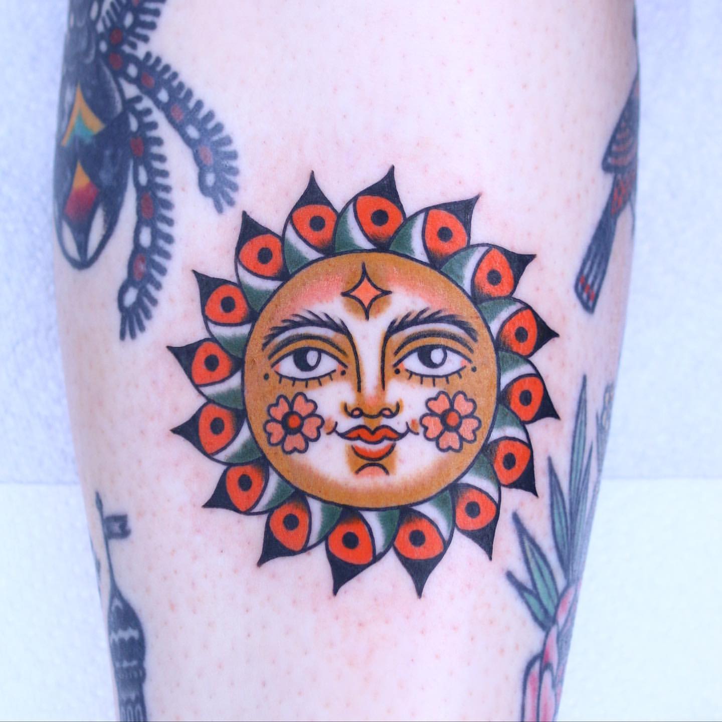 Sun Tattoo Ideas 1