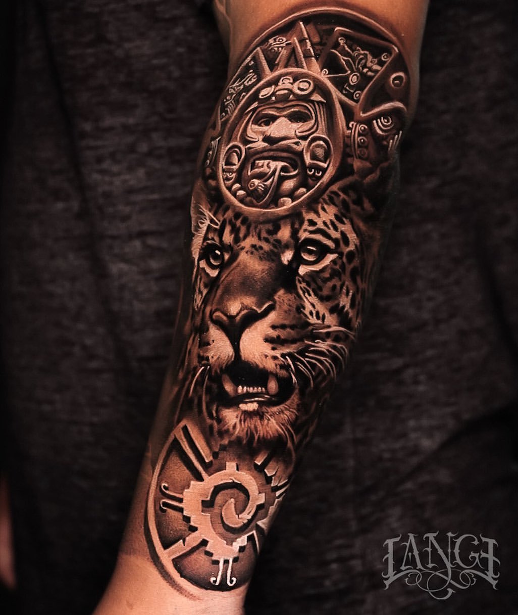 Aztec Tattoo Ideas 23