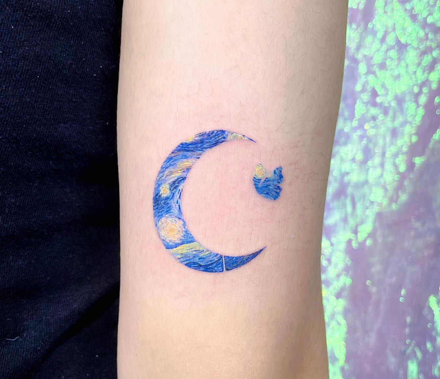 Moon Tattoo Ideas 3