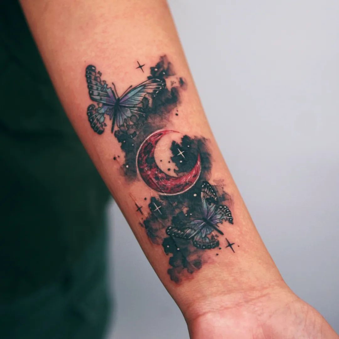 Moon Tattoo Ideas 4