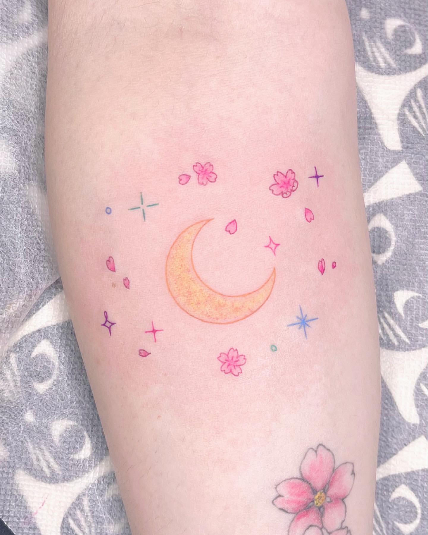 Moon Tattoo Ideas 7