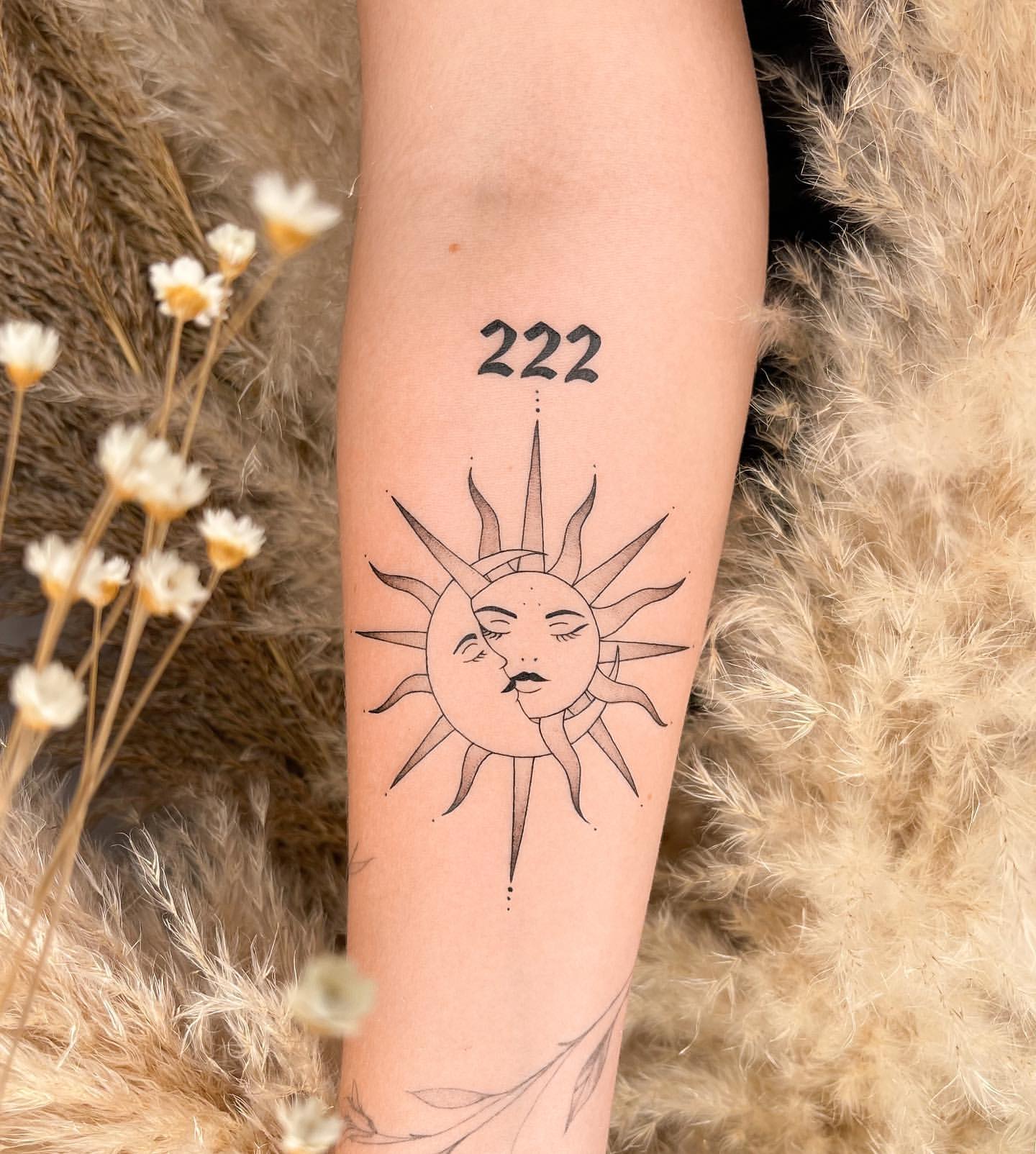 Sun and Moon Tattoo Ideas 16